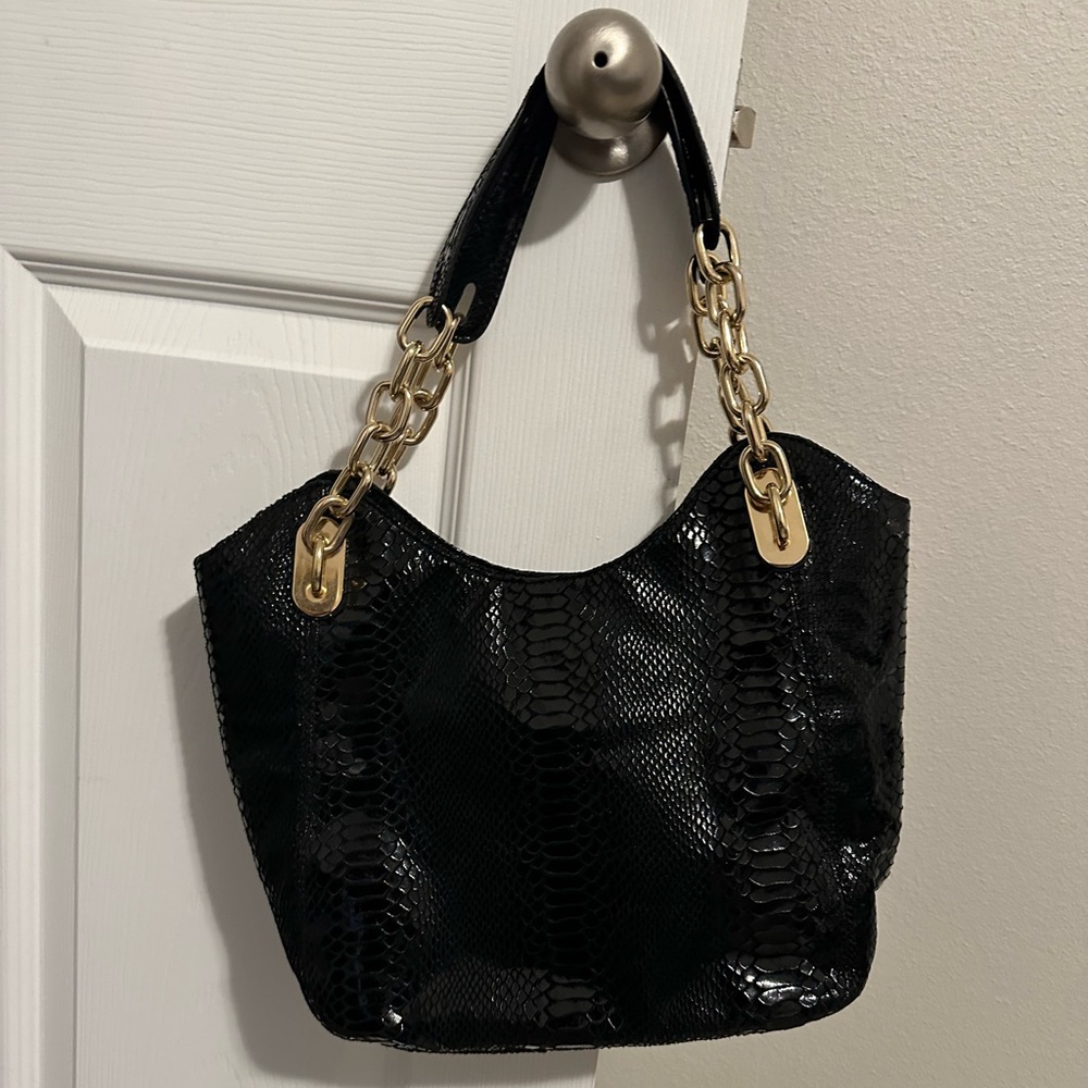 Michael kors snake skin purse